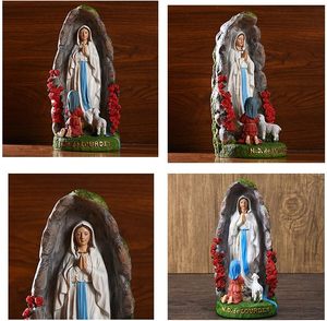 Statue <span class=keywords><strong>de</strong></span> la Vierge Marie <span class=keywords><strong>de</strong></span> <span class=keywords><strong>Lourdes</strong></span>, 8 pouces, en prière, figurine <span class=keywords><strong>de</strong></span> la Sainte Vierge Marie ; Décoration religieuse catholique pour la maison - Product Image 3