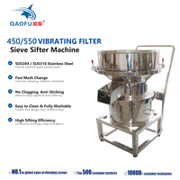 GAOFU Tamis vibrant chimique, filtre à boues liquides, tamis à poudre, machine de criblage rotative anti-colmatage