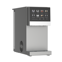 Distributeur d'eau combiné de comptoir OEM/ODM avec osmose inverse (RO), eau chaude, froide et glacée, et machine à glaçons