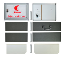 Boîte à médicaments portable en alliage d'aluminium avec serrure à clé, style tendance, pour les prisons et les établissements gouvernementaux