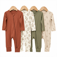 Maßgefertigter Bambus-Strampler für Babys, CPC-Zertifizierte Faser-Babykleidung, Großhandel, 3-Tage-Musterlieferung, Langarm-Kinderpyjama