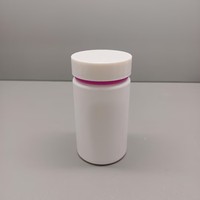 Vente en gros de flacons en plastique PET blancs de 50 ml, 100 ml, 150 ml avec impression sérigraphique, conteneur portable pour soins de santé avec bouchon à vis