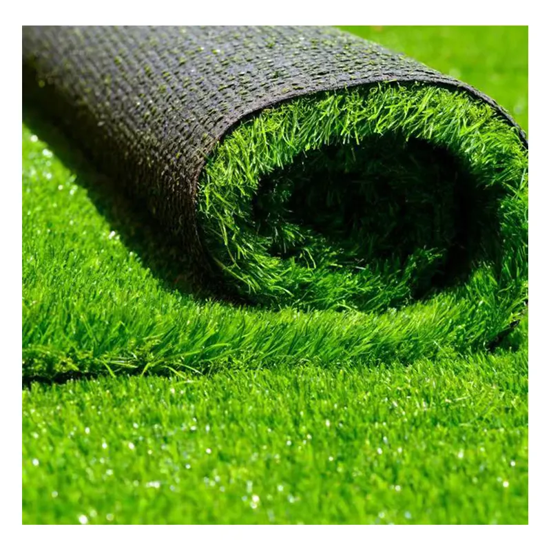 Easy Install UV Resistant Custom Sports Landscaping 50mm Artificial Green Floor Synthetic Grass Carpet in Rolls