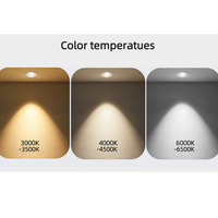 MELINZ meilleure vente, antireflet intégré Smd RoHS vers le bas lumière ronde carré 3 5 7 9 12 W lampe Spot Led
