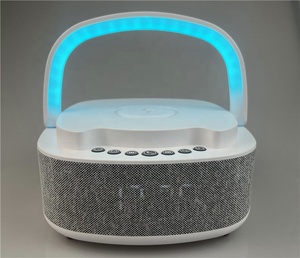 ลำโพงพกพา S301 พร้อมไฟ RGB รองรับการชาร์จไร้สาย 15W นาฬิกาปลุก ไฟส่องสว่าง และการ์ดหน่วยความจำ เหมาะสำหรับเป็นของขวัญวันเกิด ขายส่ง - Product Image 3