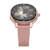 Montre connectée TKYUAN Fitness avec écran AMOLED HD de 1,04 pouces pour femmes, appels Bluetooth, design élégant, montre connectée de luxe pour femmes
