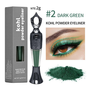 Delineador de Ojos en Polvo <span class=keywords><strong>Kohl</strong></span>, Larga Duración, Verde Azul, Sombra de Ojos de Alta Pigmentación, Anti-Manchas, Realzador de Ojos - Product Image 3