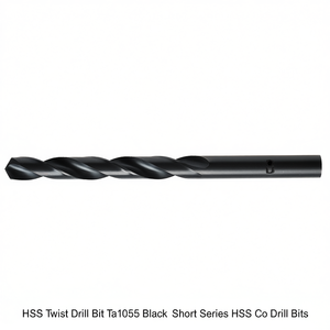 ดอกสว่านเจาะเหล็ก HSS รุ่น TA1055 สีดำ แบบสั้น ยี่ห้อ TTAKE - Product Image 2