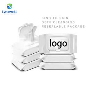 OEM Service Flushable Wipes Plant-Based Plastic-Free Wipe Intimate Water para Mulheres - Product Image 1