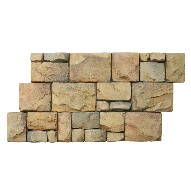 Sıcak satış çimento plaka ev dekorasyon toptan en düşük fiyat süs taşı yapay taş açık kapalı taş