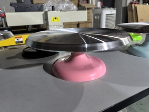 Jiuyi 10/12 Inch Hợp Kim Nhôm Bánh Bánh Xe Kim Loại Tự Làm Treo Và Trang Trí Bánh Công Cụ Xoay Cơ Bản <span class=keywords><strong>Baking</strong></span> Công Cụ - Product Image 5