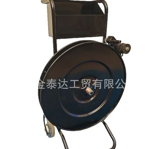 Chariot à outils en fer avec plateau 985x632x460mm, usage industriel durable, 2 roues, marron - Product Image 5