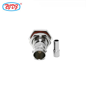 BNC hembra Jack tuerca mamparo impermeable para RG316 RG174 RG178 LMR100 Panel de Cable tipo de montaje en chasis conectores coaxiales RF - Product Image 4