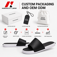 Sandalias de PVC con Logotipo Personalizado al por Mayor, Sandalias de Dos Tonos Antideslizantes con Punta Abierta para Hombres y Mujeres, para Uso en Hoteles, Playas, Piscinas, Interiores y Exteriores