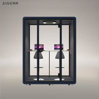 Cabine insonorisée portable cabines silencieuses cabine de pod d'espace de travail insonorisée cabine acoustique insonorisée pour salle de conférence
