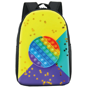 Mochila <span class=keywords><strong>Pop</strong></span> <span class=keywords><strong>It</strong></span> Fidget a la Moda con Logotipo Personalizado, <span class=keywords><strong>Mochilas</strong></span> <span class=keywords><strong>Escolares</strong></span> con Diseño <span class=keywords><strong>de</strong></span> Puntos para Niñas y Niños - Product Image 5