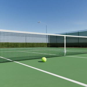 Red de Tenis de Una Sola Cara de 12.8 x 1 Metro para Equipamiento de Cancha - Product Image 2