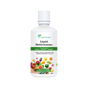 Vitamines liquides énergisantes personnalisées en gros, multivitamines liquides orales, vitamines B6 B12, soutien de la santé cardiaque, multivitamines sans gluten - Product Image 1