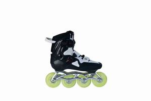 Pattini a Rotelle Professionali Kingfun PAPAYA Jointly Gt9 con Guscio in Fibra di Carbonio e Pelle, Ruote in PU per Freestyle - Product Image 2