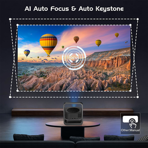 Xách Tay Wifi6 Lật Android 13 Hệ Thống Mini Chiếu Với 1080P Full HD 720P LED Video Chúng Tôi Cắm Rạp Hát Tại Nhà Thông Minh Android 4K 4K + - Product Image 6