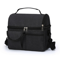 Bolsa Refrigerante Portátil de Moda para Leche Materna, Doble Compartimento, Gran Capacidad, Impermeable, con Cierre de Cremallera, para Exteriores