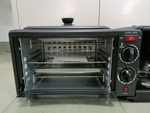 Moderna Máquina para Desayunos <span class=keywords><strong>3</strong></span> <span class=keywords><strong>en</strong></span> <span class=keywords><strong>1</strong></span> de Acero Inoxidable, <span class=keywords><strong>Horno</strong></span> Eléctrico con Capacidad de 12L para Cocinar <span class=keywords><strong>en</strong></span> Familia - Product Image 5