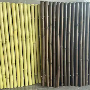 Özelleştirilmiş toptan bambu hammadde büyük inşaat moso bambu direk