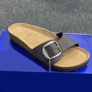 Sandales Birkenstock en liège, design allemand, pour sabots |   Pantoufles orthopédiques en liège, directement de l'usine |   Sandales respirantes en cuir de vache 1:1 - Product Image 5