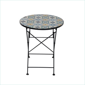 Patio <span class=keywords><strong>mosaico</strong></span> tavolo da esterno in ferro mobili balcone <span class=keywords><strong>mosaico</strong></span> Café tavolo pieghevole <span class=keywords><strong>mosaico</strong></span> caffè sedia cortile a prova di pioggia tavolo da tè - Product Image 6