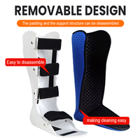 Attelle orthopédique réglable pour cheville et pied, pour la récupération des fractures de tibia et de fibula, attelle rigide pour cheville, alternative au plâtre
