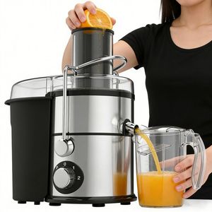 Nouveau modèle de mixeur domestique à double bol argenté, 1L, pour jus et préparations culinaires, avec fonction de broyage - Product Image 4