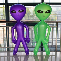 Jouets extraterrestres gonflables promotionnels personnalisés pour enfants garçons décorations de fête grande poupée gonflée enfants gonfler des ballons extraterrestres