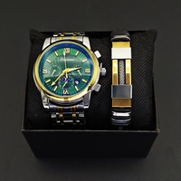 Conjunto de Relojes de Moda 2026 para Mujer y Hombre, Relojes de Lujo a Juego para Pareja con Brazalete de Acero Inoxidable