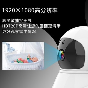 กล้องวงจรปิดภายในอาคาร 2MP HD ควบคุมผ่านแอป Tuya พร้อมระบบมองกลางคืน บันทึกภาพบนคลาวด์ ผลิตที่เซินเจิ้น - Product Image 4