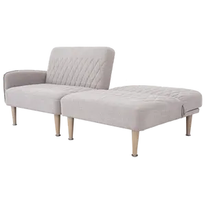 Canapé-lit rembourré en mousse à mémoire de forme, meuble de salon, à bras gauche