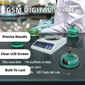Balance de laboratoire économique, pèse-mètre GSM, découpeuse circulaire, écran LCD numérique pour textile 100g 0.01g OEM - Product Image 2