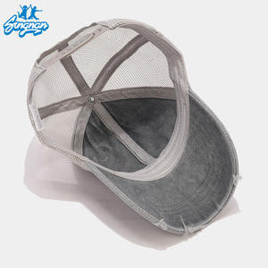Gorra Trucker Vintage Ajustable de 6 Paneles, Unisex, Transpirable, para Deportes al Aire Libre, con Posición para Logotipo en el Panel Frontal - Product Image 5