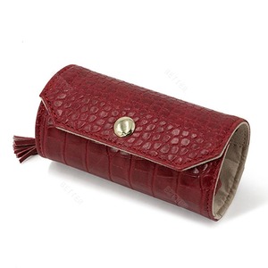 Logo Custom Large Velvet Travel Jewelry Organizer <strong>Roll</strong> Bag Earring Ring Necklace Bangle Luxury <strong>Jewellery</strong> <strong>Roll</strong> With Rope - Product Image 5