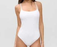 Maillot de bain une pièce bikini taille haute pour femme, en tissu recyclé, design personnalisé, dos complexe, coupe coquine, haute qualité, vente en gros