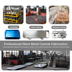 Fabrication de pièces en tôle d'acier inoxydable certifiées <span class=keywords><strong>ISO9001</strong></span> sur mesure, découpe laser CNC, services de soudage, surface - Product Image 5