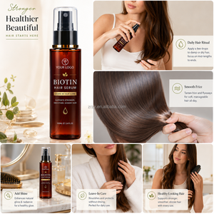 Siero per Capelli OEM ODM con Biotina e Olio Essenziale di <span class=keywords><strong>Rosa</strong></span> Pressato a Freddo, Promuove la Crescita dei Capelli, Integratore con Complesso di Ferro, 100% Puro e Fresco - Product Image 3