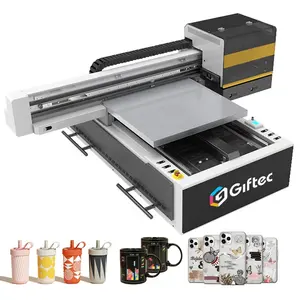 Giftec 2023 digital a1 uv dtf printer 60cm 3 head F1080 XP600 mug printer commercial printer bottle phone case printing machine