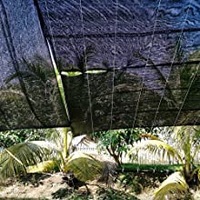 Filet pare-soleil tissé en HDPE noir HENGSHUN HS modèle 73gsm, 70% d'ombrage, 4,2m*50m, pour serre extérieure et cour