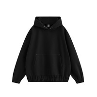 Sweat à capuche unisexe personnalisé 400 g/m² en molleton bouclette avec fermeture éclair intégrale, motif araignée, poche, 100 % coton, sérigraphié, pour homme, manches longues, collection automne, écoresponsable