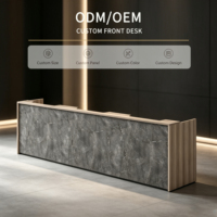 Comptoir de réception moderne pour hôtel, salle de sport, école, départ au détail, bureau à domicile, salon de beauté, bureau