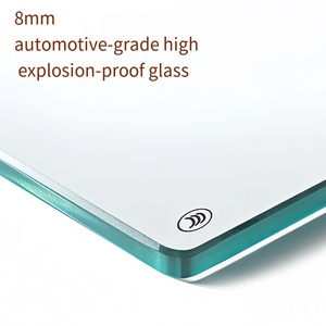 <span class=keywords><strong>Box</strong></span> <span class=keywords><strong>Doccia</strong></span> in Vetro Rivestito Bianco Latte con Telaio Ultra-Sottile, Separazione Lineare Asciutto-Bagnato, <span class=keywords><strong>Dimensioni</strong></span> Personalizzabili, Design Moderno Scorrevole - Product Image 5