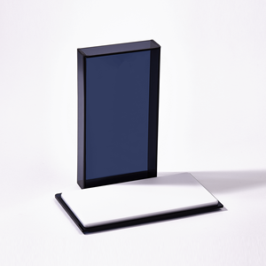 Caja de pestañas de extensión de pestañas acrílicas azul claro <span class=keywords><strong>Paleta</strong></span> de azulejos de pestañas con cubierta Caja de pestañas acrílicas personalizada - Product Image 2