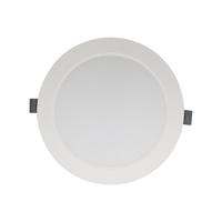 Wiscooon – lustre à panneau rond, Spot de lampe de plafond pour l'éclairage de la maison, lumière Led en plastique, moderne, bon marché, intérieur mince PC 80 5W
