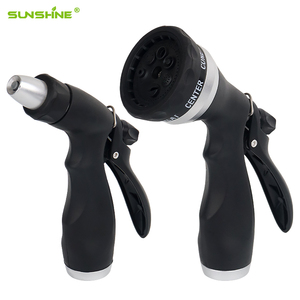 SUNSHINE Easy Control Lightweight Adjustable High Pressure Water <strong>Spray</strong> Gun Hose Nozzle <strong>Set</strong> for Watering Garden - Product Image 1