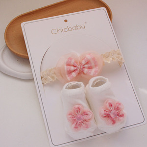Fascia <span class=keywords><strong>per</strong></span> <span class=keywords><strong>capelli</strong></span> <span class=keywords><strong>per</strong></span> bambini con fiocco <span class=keywords><strong>per</strong></span> <span class=keywords><strong>capelli</strong></span> con fascia elastica fiori di pizzo calzini <span class=keywords><strong>per</strong></span> neonati con fiori - Product Image 5